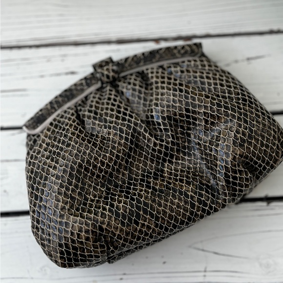 Gorgeous Vintage Snakeskin Evening Bag, Clutch or Shoulder Bag - Picture 10 of 14